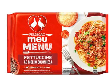 MEU MENU PERDIGAO FETUCCINI BOLONHESA 300 G