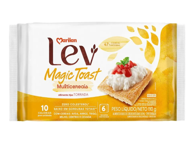 BISCOITO MARILAN MAGIC TOAST MULTICEREAIS 110G