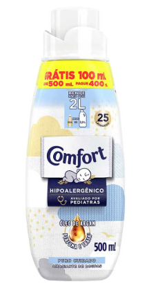 AMAC ROUPAS COMFORT L 500ML P 400ML PURO CUIDADO