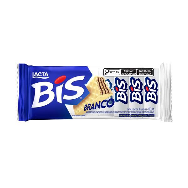 BISC LACTA BIS 100,8 G LAKA BRANCO