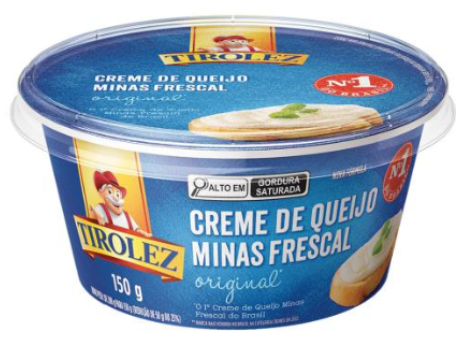 CREME DE QUEIJO MINAS FRESCAL TIROLEZ ORIGINAL 150G
