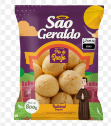 PÃO QUEIJO SÃO GERALDO TRADICIONAL 800G