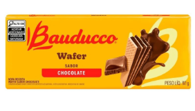 BISCOITO WAFER BAUDUCCO CHOCOLATE COM AVELA 92G