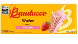BISCOITO WAFER BAUDUCCO MORANGO 92G
