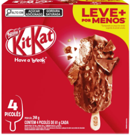 PACK PICOLE LEVE + PAGUE - KITKAT 244G
