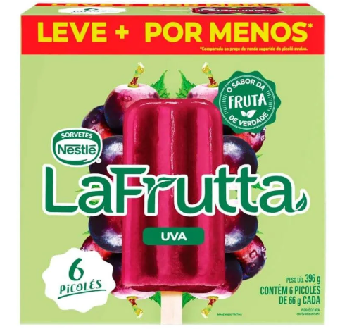 PACK PICOLE LEVE+ PAGUE - LA FRUTTA 396G UVA.