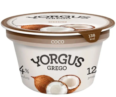 IOGURTE YORGUS GREGO 130G INTEGRAL COCO