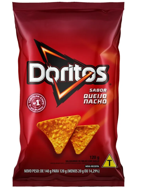 SALGADINHO DE MILHO DORITOS NACHO 120G