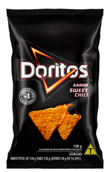 SALGADINHO DE MILHO DORITOS SWEET CHILLI 120G