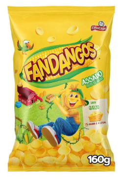 SALGADINHO DE MILHO FANDANGOS QUEIJO 160G
