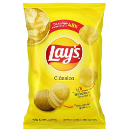 BATATA FRITA LAYS CLASSICA 115G