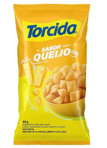 BISCOITO TORCIDA QUEIJO 60G