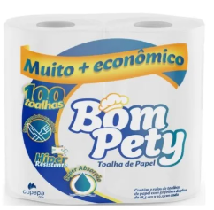 TOALHA PAPEL BOM PETY 2 UN