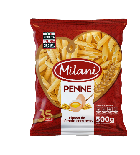 MACARRÃO MILANI SÊMOLA PENNE 500G