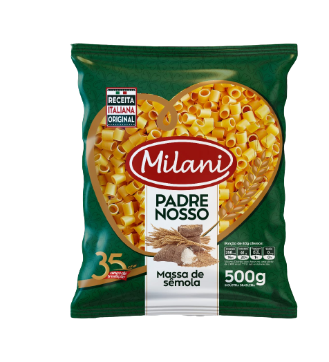 MACARRÃO MILANI SÊMOLA PADRE NOSSO 500G