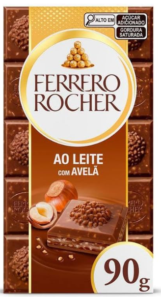 CHOCOLATE FERRERO ROCHER AO LEITE 90G