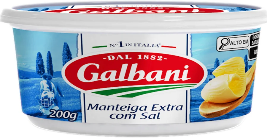 MANTEIGA GALBANI EXTRA POTE COM SAL 200G