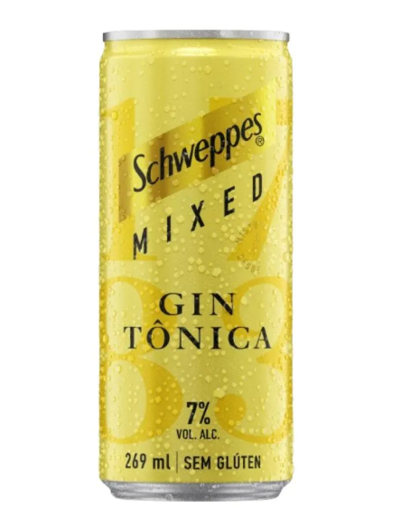 GIN TONICA SCHWEPPES MIXED 269ML