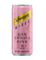 GIN TONICA SCHWEPPES MIXED 269ML PINK