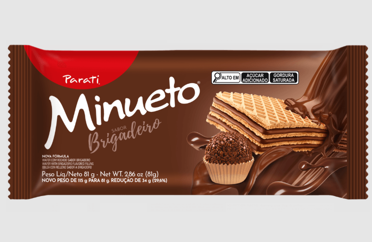 BISC WAFER PARATI MINUETO CHOCOLATE 81G