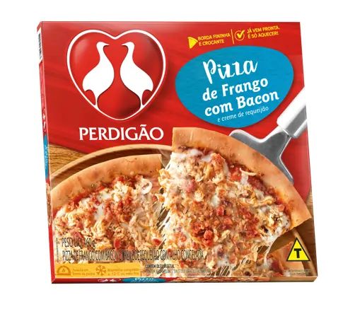PIZZA PERDIGAO FRANGO C/BACON 460G