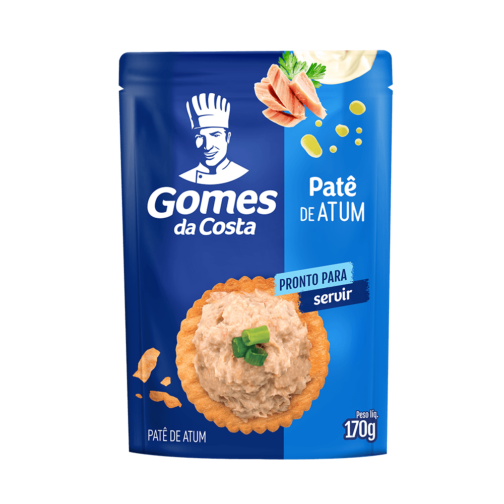 PATÊ DE ATUM GOMES DA COSTA TRADICIONAL SACHÊ 170G