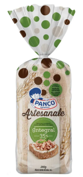 PAO FORMA PANCO ARTESANALE INTEGRAL 350G