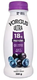 IOGURTE YORGUS 18G GREGO ULTRA 300G ACAI/MIRTILO