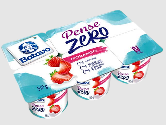IOGURTE BATAVO PENSE ZERO 510G MORANGO