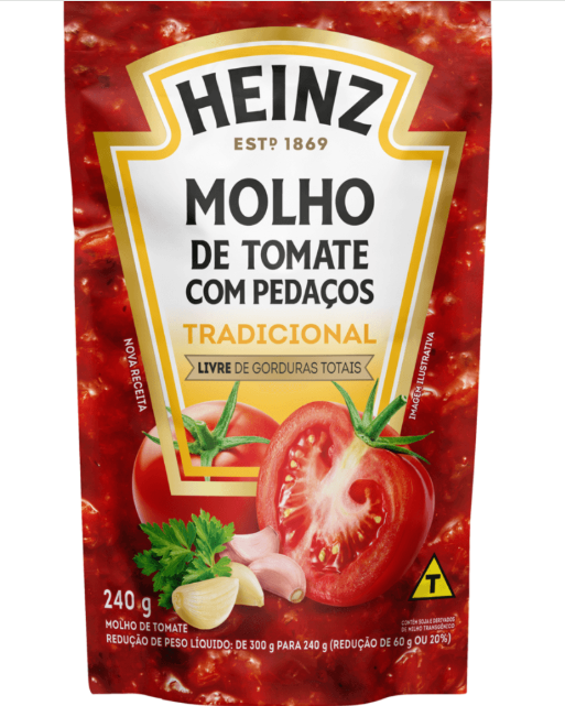 MOLHO TOM HEINZ C/PEDACOS TRAD.240G SACHE