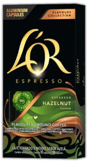 CAPSULA LOR ESPRESSO HAZELNUT C/10 52G
