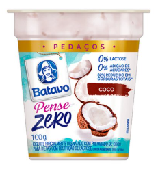 IOGURTE BATAVO PENSE ZERO COCO 100 G