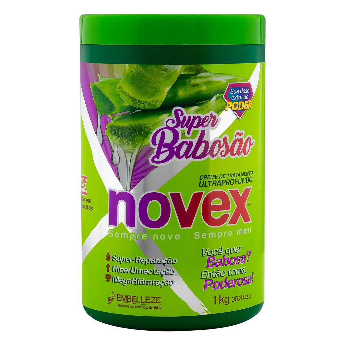 CREME NOVEX P/TRATAMENTO 1KG SUPER BABOSAO