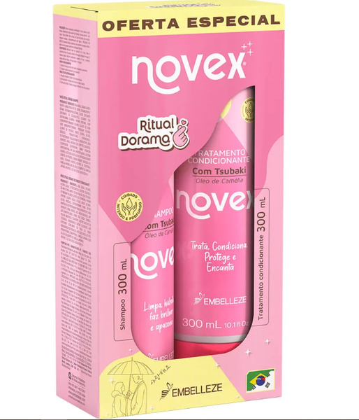 KIT SHAMPOO + CONDICIONADOR NOVEX RITUAL DORAMA 300ML CADA