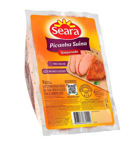 PICANHA SUINA TEMPERADO RESFRIADO SEARA KG