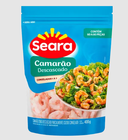 CAMARAO SEARA 60/80 DESCASCADO 400G
