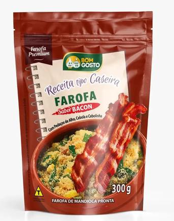 FAROFA PRONTA B.GOSTO CASEIRA 300G BACON