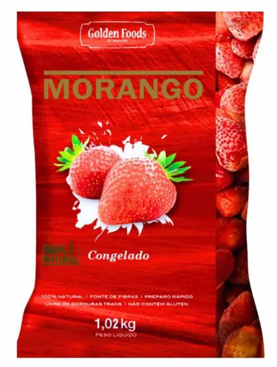 MORANGO CONGELADO GOLDEN FOODS 1,02 KG