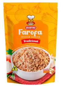 FAROFA PRONTA GRANFINO 250G TRADICIONAL