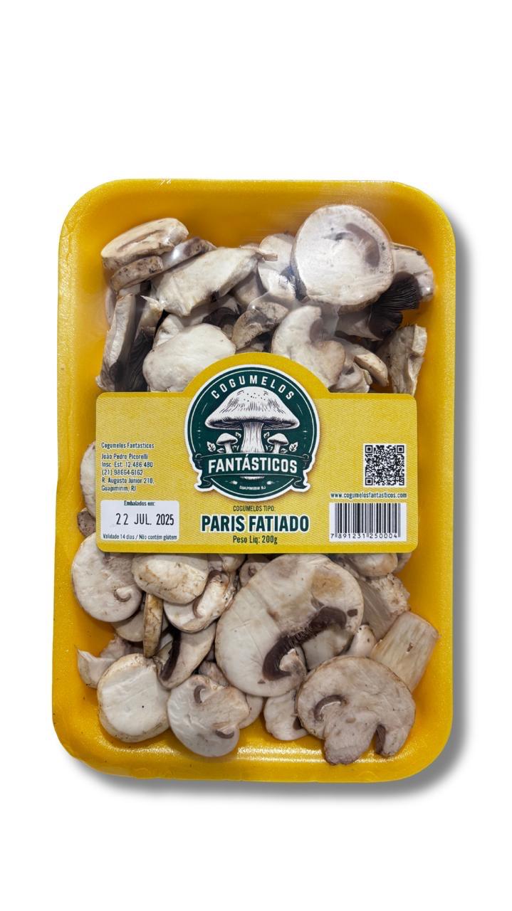 COGUMELO PARIS FATIADO BANDEJA 200G