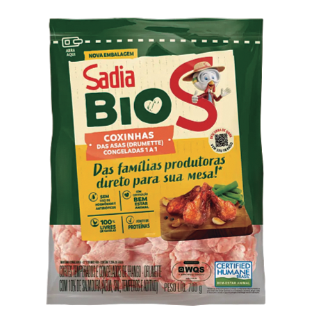 COXINHA DA ASA FRANGO SADIA BIO 1 KG