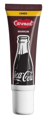 HIDRATANTE LABIAL CARMED 10G COCA COLA MARROM
