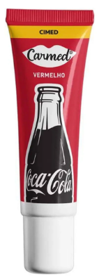 HIDRATANTE LABIAL CARMED 10G C.COLA VERMELHO
