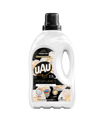 LAVA ROUPAS LIQ UAU PERFUMES 2,7L CHA BRANCO
