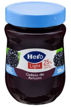 GELEIA HERO LIGHT AMORA 320G
