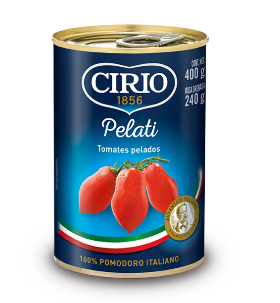 TOMATE PELADO CIRIO 400G
