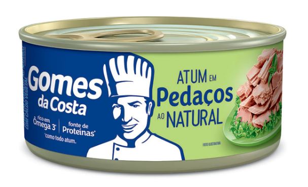 ATUM PEDACOS GOMES COSTA LA 120 G NATURAL