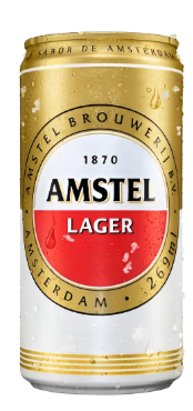 CERVEJA AMSTEL PURO MALTE LATA 269 ML