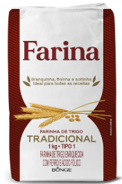FARINHA DE TRIGO FARINA 1KG TRADICIONAL