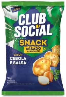 BISC CLUB SOCIAL SNACK 68G CEBOLA E SALSA